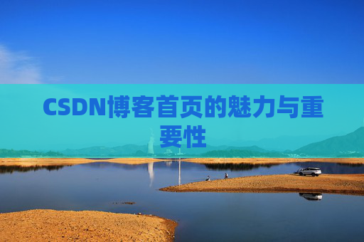 CSDN博客首页的魅力与重要性